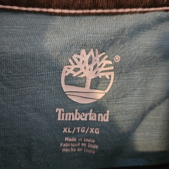 Timberland men's blue and brown polo shirt - Picture 3 of 10